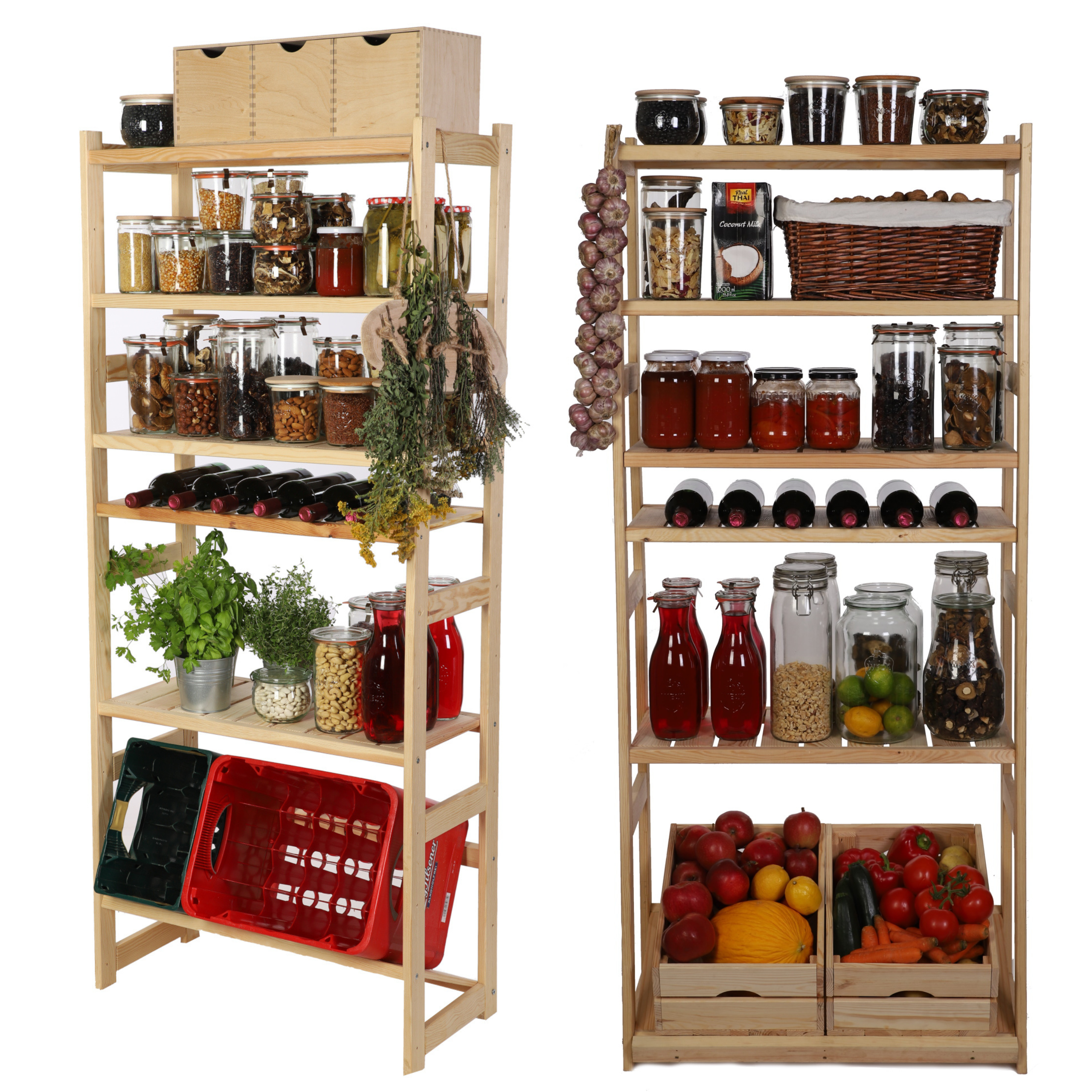 domowe przetwory na regale LSR -kliknij do serii LSR